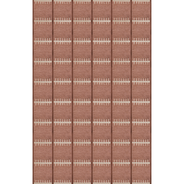 Lilly Uldgulvtæppe 250x350 cm Rust