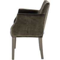 Brooklyn Chair Loose Cover Gray / Omega Graphite 51