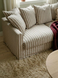 Betræk Til Le Grand Air 4-personers Sofa Hør Gentle Ribbon