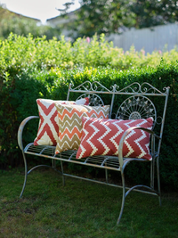 Ikat Bangalore Tyyny 50x50 cm Beige/Apricot Orange