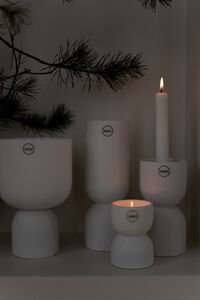 Post Vase white