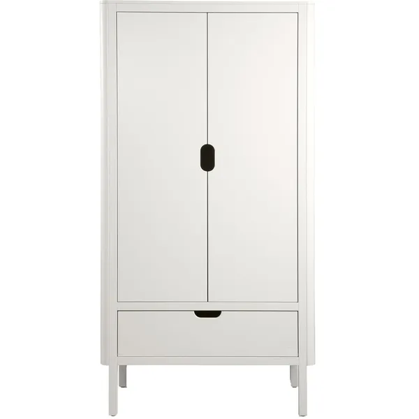 Vaatekaappi Kahdella Ovella Classic White