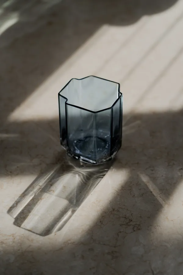 Funki Light Asymmetric Vase 13 cm Blå