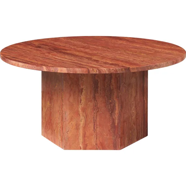 Epic Sofabord Rund 80 cm Burnt Red