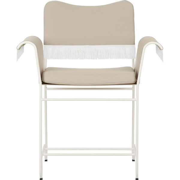 Tropique Matstol Med Fransar Classic White Semi Matt / Leslie 12