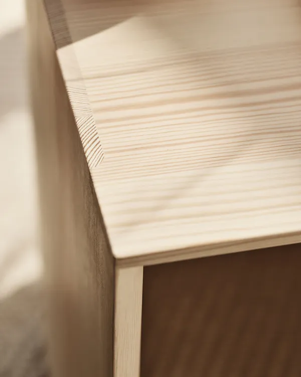 Taburet Sidobord / Pall Pine