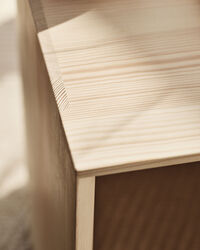 Taburet Sidobord / Pall Pine