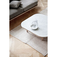 Fly Soffbord SC4 Oljad Ek / Vit Marmor