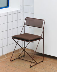 X-Line Stol Pulverlakeret Stål / Iron Red