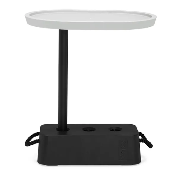 Brick Side Table Light Grey