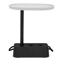 Brick Side Table Light Grey