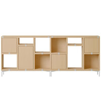 Stacked Configuration 3 Toimistohylly Tammi