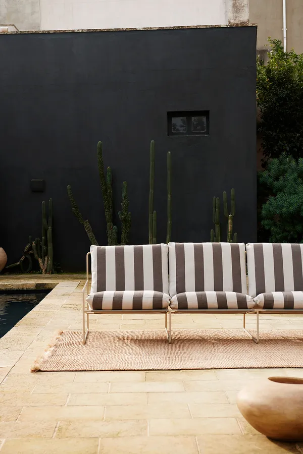 Desert 3-Seter Sofa Cashmere / Stripe
