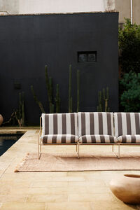 Desert 3-Seter Sofa Cashmere / Stripe