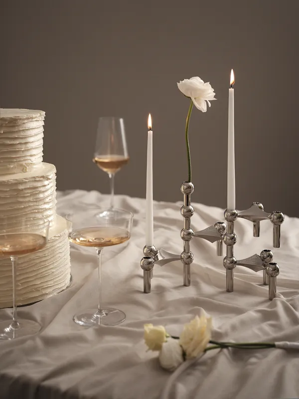 Nagel Vase Krom