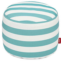 Point Outdoor Sittpuff Ø50 cm Stripe Azure