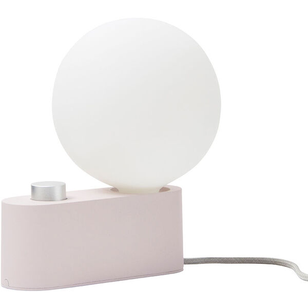 Alumina Table Lamp with Sphere IV Pink