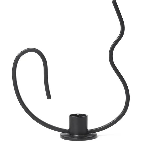 Valse Kynttilänjalka Musta 18 cm