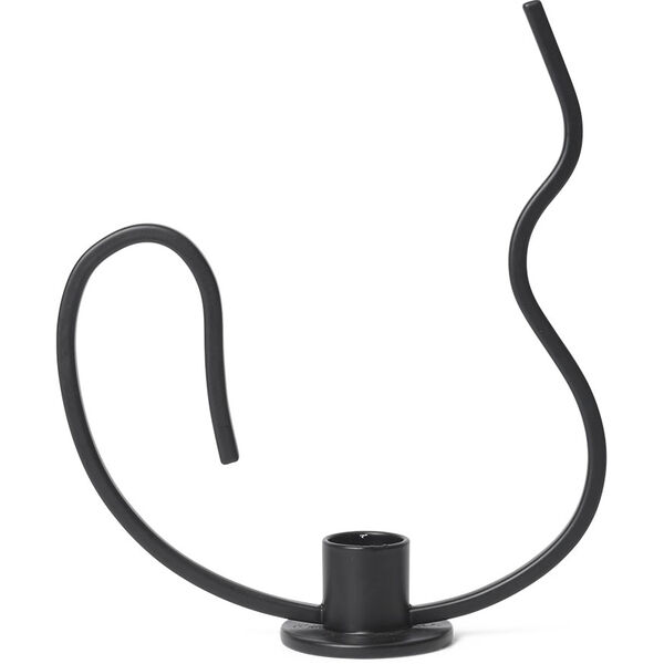 Valse Kynttilänjalka Musta 18 cm