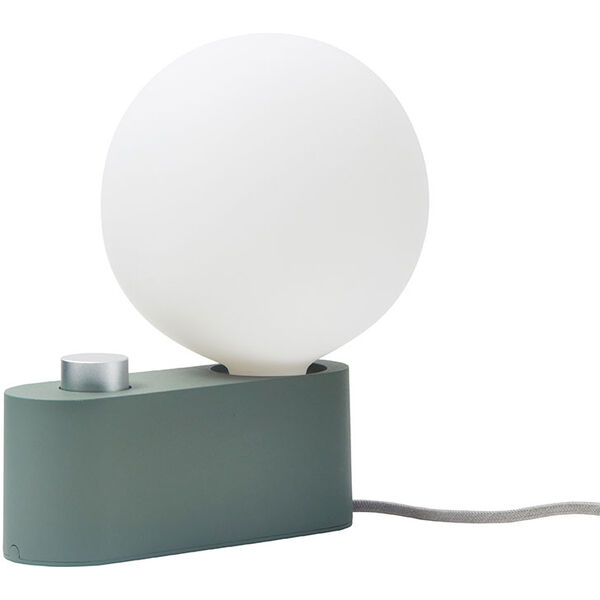 Alumina Table Lamp with Sphere IV Green