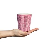 Stripes Mugg 30 cl Rosa
