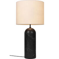 Gravity XL Gulvlampe Lav Sort Marmor / Canvas