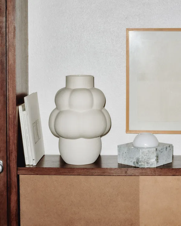 Balloon 04 Vase Grande Raw White