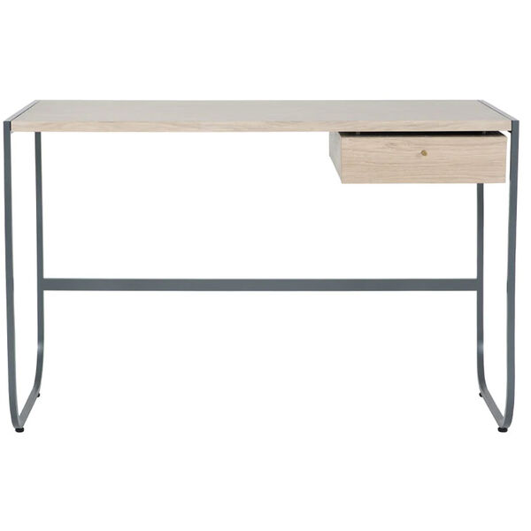 Tati Pöytä Laatikolla Storm Grey / Valkolakattu Tammi