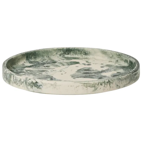 Mist Tarjotin Ø30 cm Emerald Luonnonvalkoinen