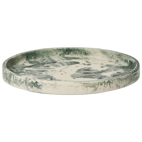 Mist Tarjotin Ø30 cm Emerald Luonnonvalkoinen