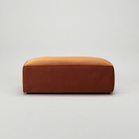 Grand Fotpall Sammet Copper Glow