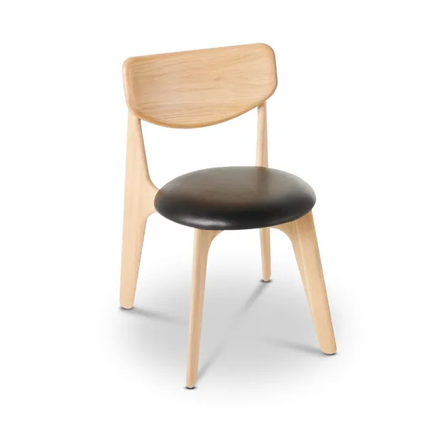 Slab D Chair Natural/Upholstery