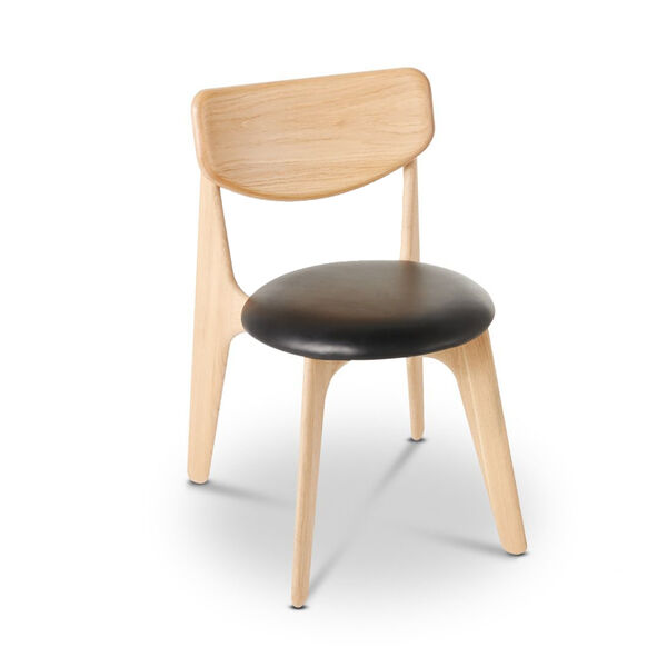 Slab D Chair Natural/Upholstery