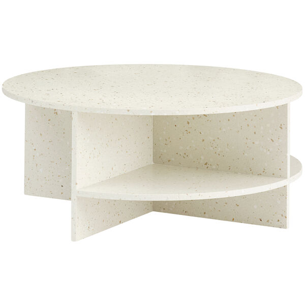 Halves Salongbord 85 cm Off-white Terrazzo