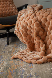 Egg Pledd 130x170 cm Kobber