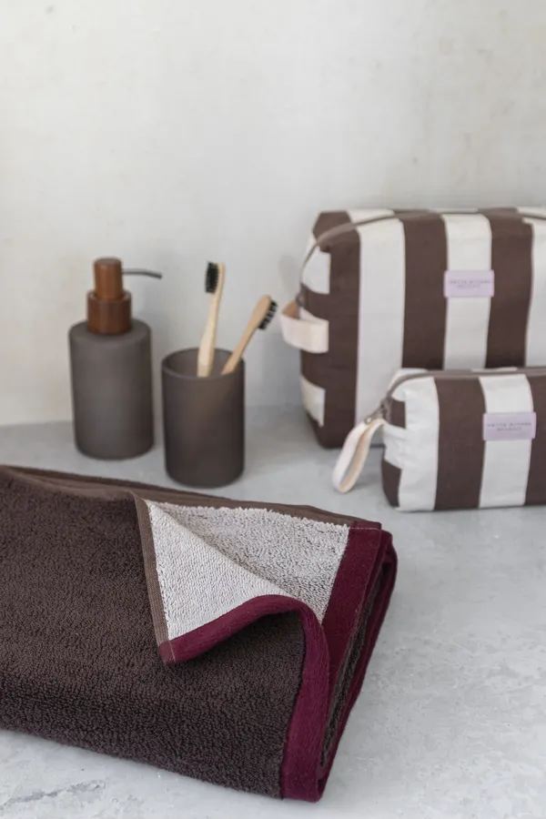 Soft Gästhandduk 40x55 cm 2-pack Brun / Sand