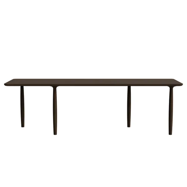 Oku Dining Table 95x250 cm Dark Smoke