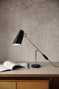 Birdy Bordlampe Sort / Messing