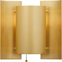 Butterfly Seinävalaisin Brushed Brass