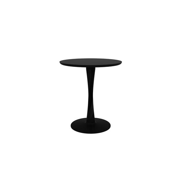 Torsion Pöytä Ø70x76 cm Musta Tammi