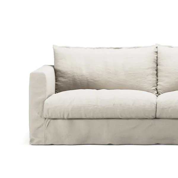 Betræk Til Le Grand Air Nou 3-personers Sofa Hør Creamy White