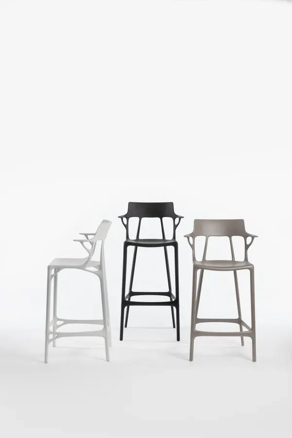 A.I. Barstol Resirkulert 75 cm Svart