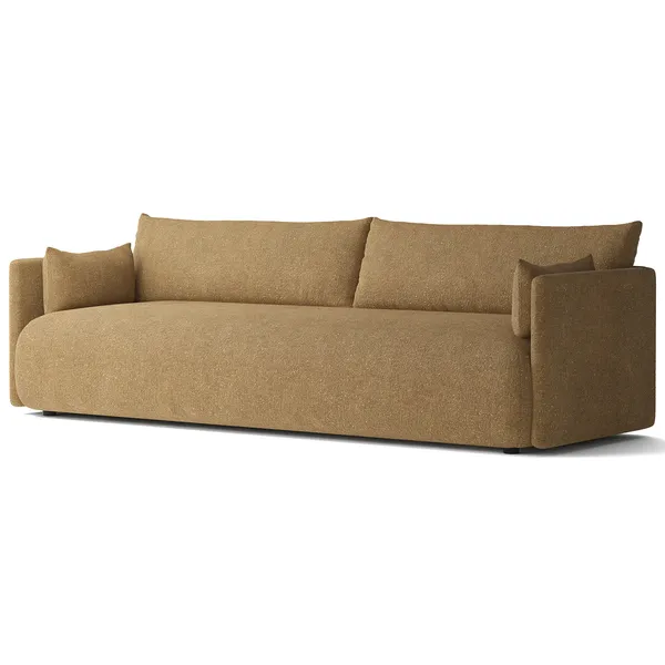 Offset 3-personers Sofa Bouclé 06 Guld