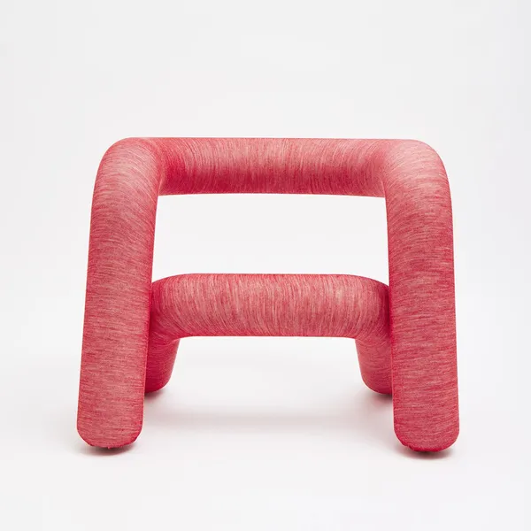Extra Bold Lænestol Rød/Ecru