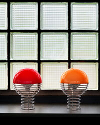 Wire Bordlampe Bærbar Ø18 Orange