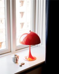 Panthella 250 Bordlampe Bærbar Opaque Coral