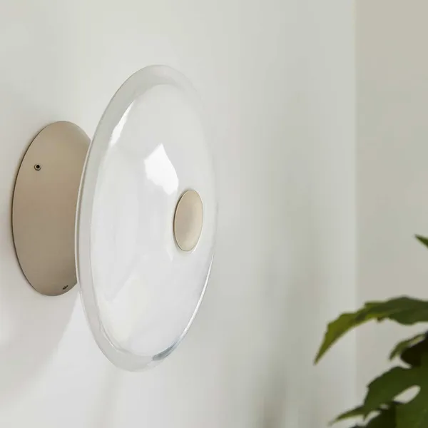 Solene Vegglampe Ø20 cm Soft Ivory