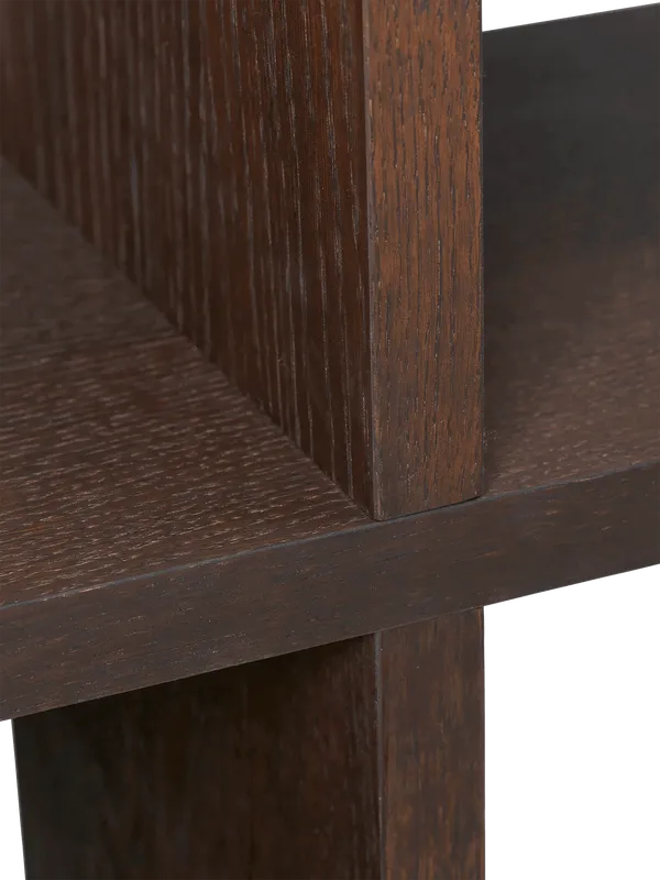 Kona Bokhylla 2x4 Dark Stained