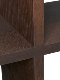 Kona Bokhylla 2x4 Dark Stained