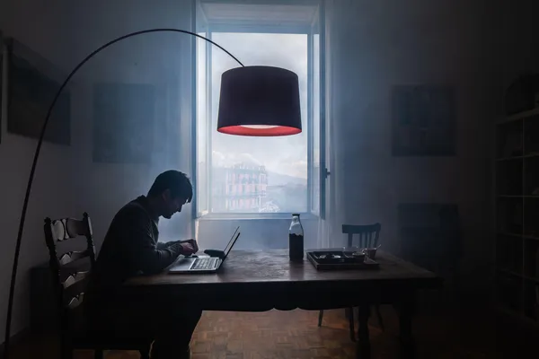 Twiggy LED Golvlampa Crimson